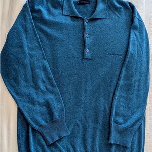 Panerai Teal Polo Sweater